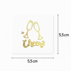 Tatuaje Cheers de oro