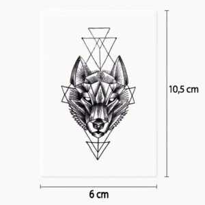 Tatuaje Lobo decidido