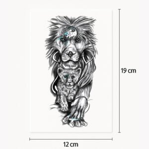 Tatuaje León protector