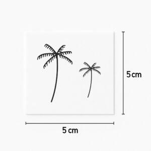 Tatuaje Doble palmera