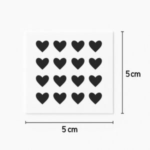Tatuaje Corazones infinitos