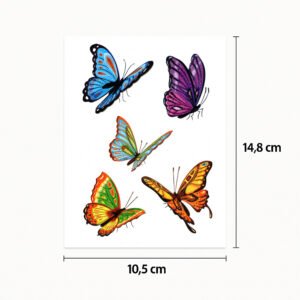 Tatuaje Mariposas 3D
