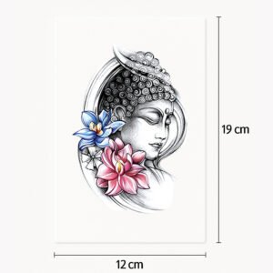 Tatuaje Buda de colores