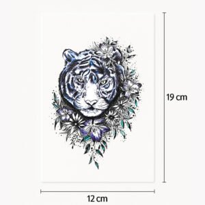 Tatuaje Tigre arcoíris