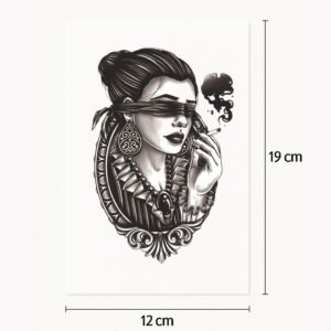 Tatuaje Mujer misteriosa
