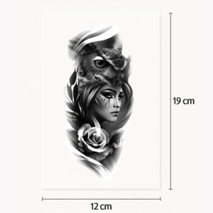 Tatuaje Búho humano