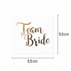 Tatuaje Team Novia en oro
